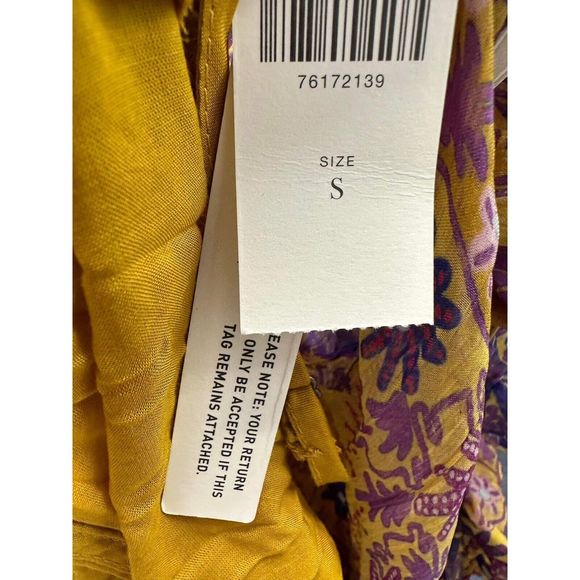 Anthropologie The Marais Printed Chiffon Maxi Dress Size S - Picture 11 of 11